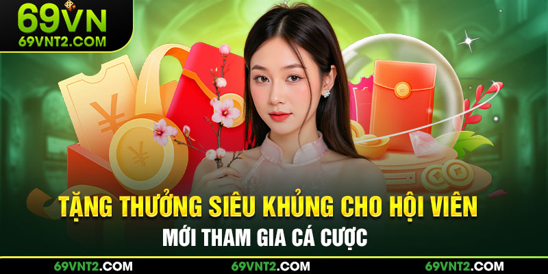 Tặng thưởng siêu khủng cho hội viên viên mới tham gia cá cược Tặng thưởng siêu khủng cho hội viên viên mới tham gia cá cược